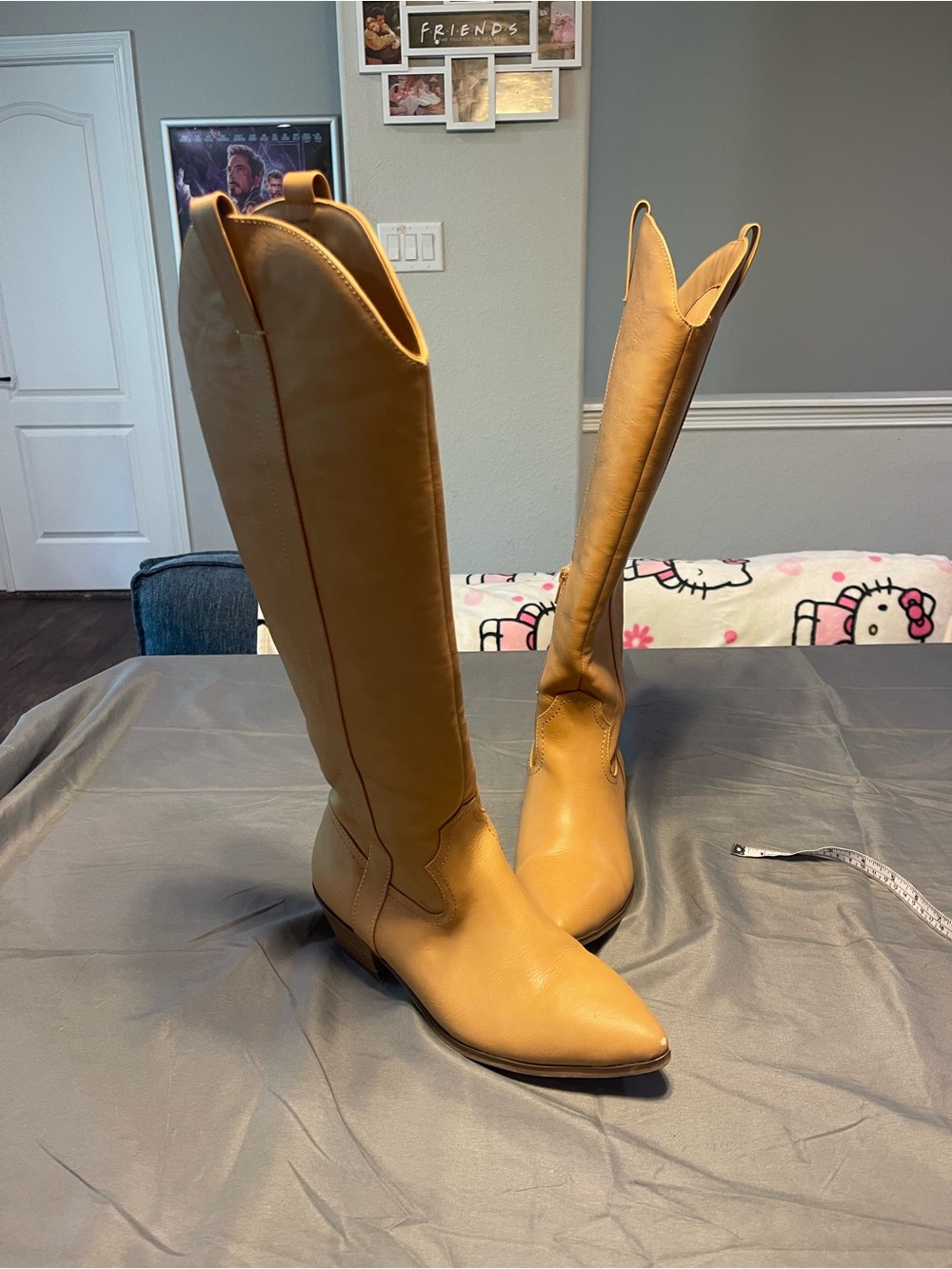 Target Women's Tan Over-the-Knee Western Pull-On Boots